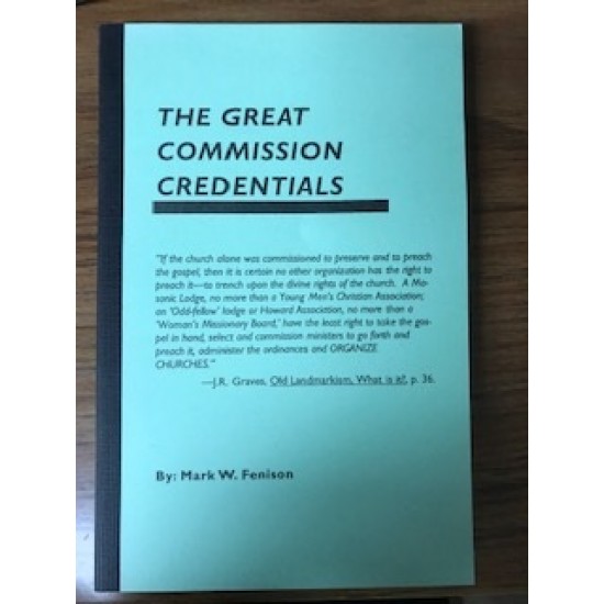 The Great Commission Credentials