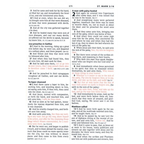 KJV Large Print Thinline Reference Bible