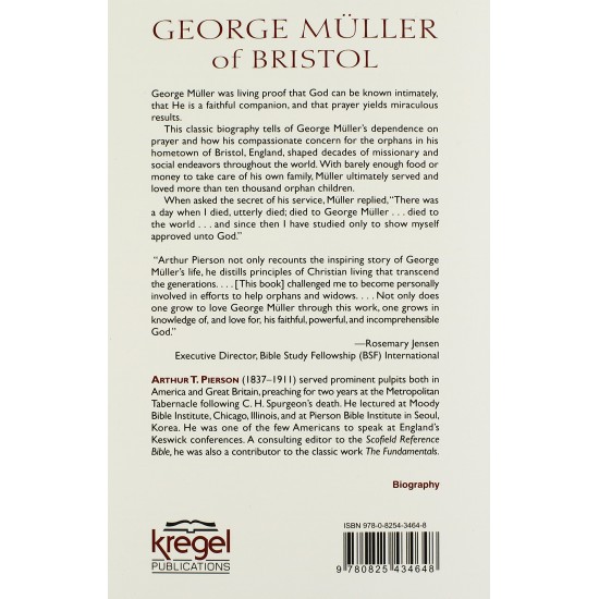 George Müller of Bristol: His Life of Prayer and Faith