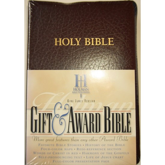 Holman KJV Gift & Award Bible - Burgundy