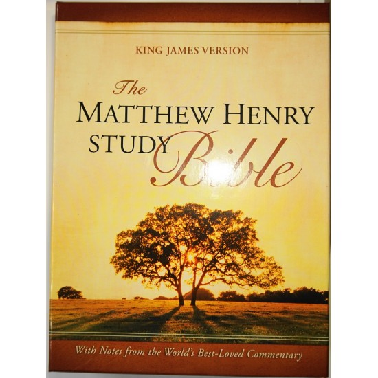 KJV Matthew Henry Study Bible - Black Bonded Leather