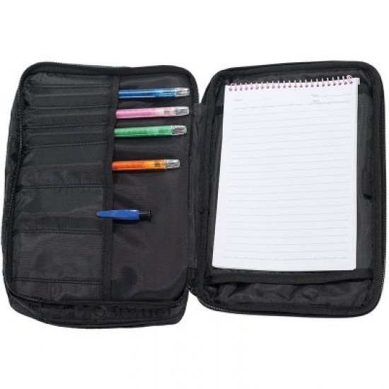 Canvas Burgundy Bible Cover with Study Kit