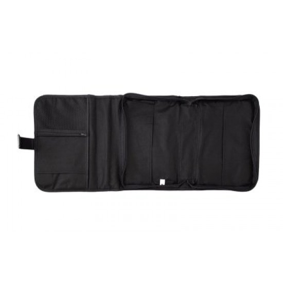 Tri-Fold Organizer Bible Cover, Black XL